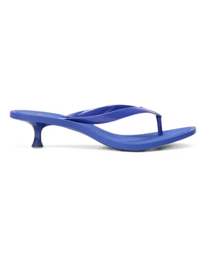 Ralph Lauren Sandalen mit Zehensteg und Pony - Blau Blau