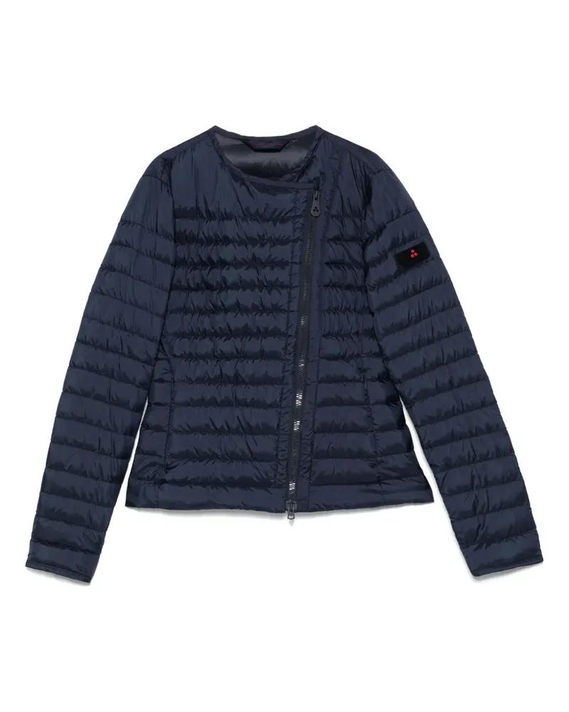 Peuterey Steppjacke mit versetztem Reißverschluss - Blau Blau