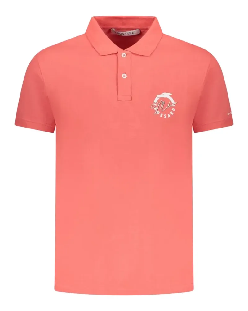 Trussardi logo-detail polo shirt - Rosa Rosa