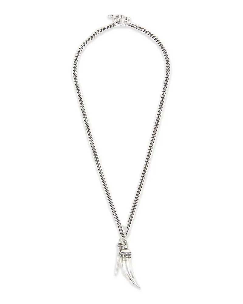 Ann Demeulemeester Mikke charm necklace - Silber Silber