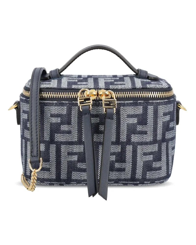 Fendi FF-jacquard tote bag - Blau Blau