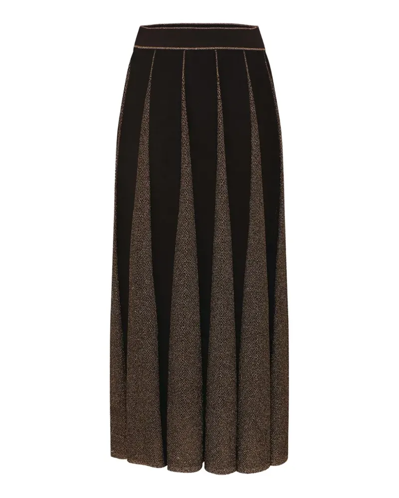 Zimmermann Valiant Midirock mit Metallic-Garn - Schwarz Schwarz