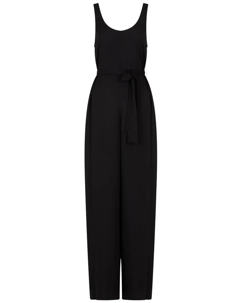 Armani Exchange Jumpsuit mit Gürtel - Schwarz Schwarz