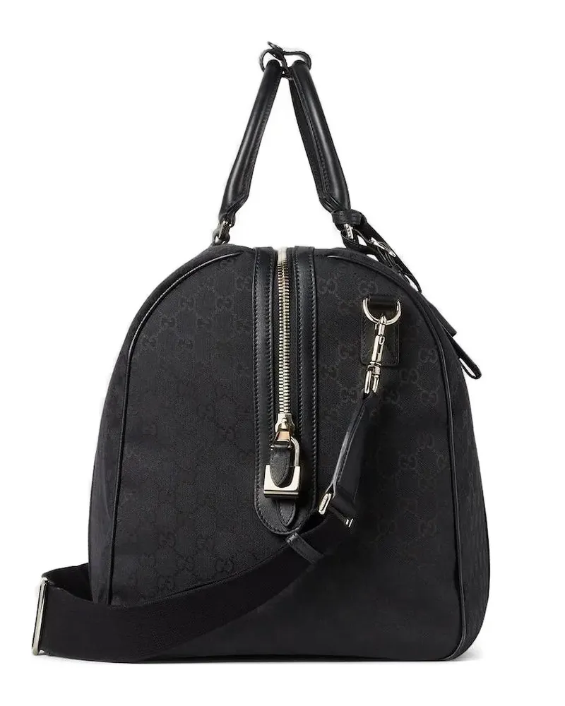 Gucci monogram holdall - Schwarz Schwarz