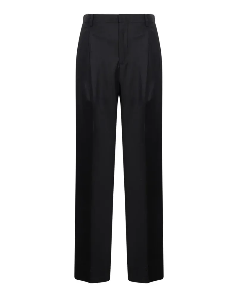 Briglia 1949 Weite Hose mit Bügelfalten - Schwarz Schwarz