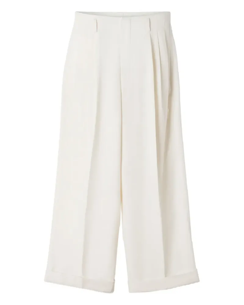 Lanvin Hose mit Bundfalten - Weiß Weiß