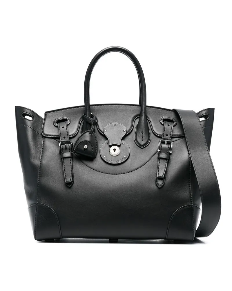 Ralph Lauren Shopper mit Logo-Prägung - Schwarz Schwarz