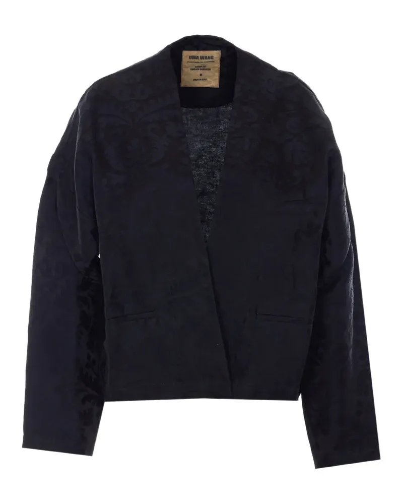 Uma Wang Klarke floral-paisley jacket - Schwarz Schwarz