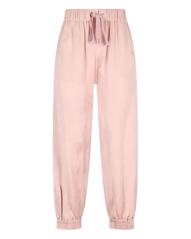 Sa Su Phi Kordelzug-Hose mit elastischen Bündchen - Rosa Rosa
