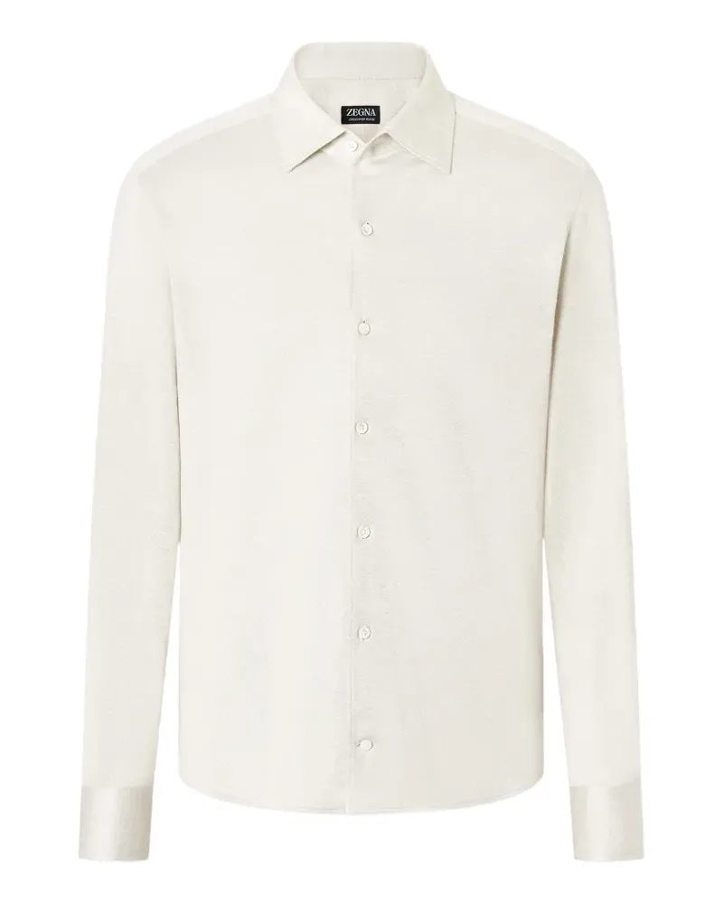 Ermenegildo Zegna Klassisches Hemd - Nude Nude