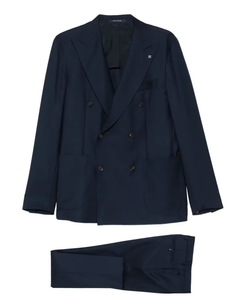Tagliatore Doppelreihiger Anzug - Blau Blau