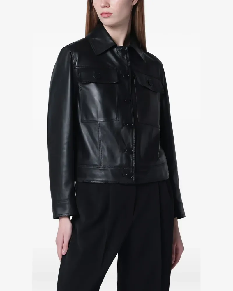 Salvatore Santoro Jacke mit aufgesetzten Taschen - Schwarz Schwarz