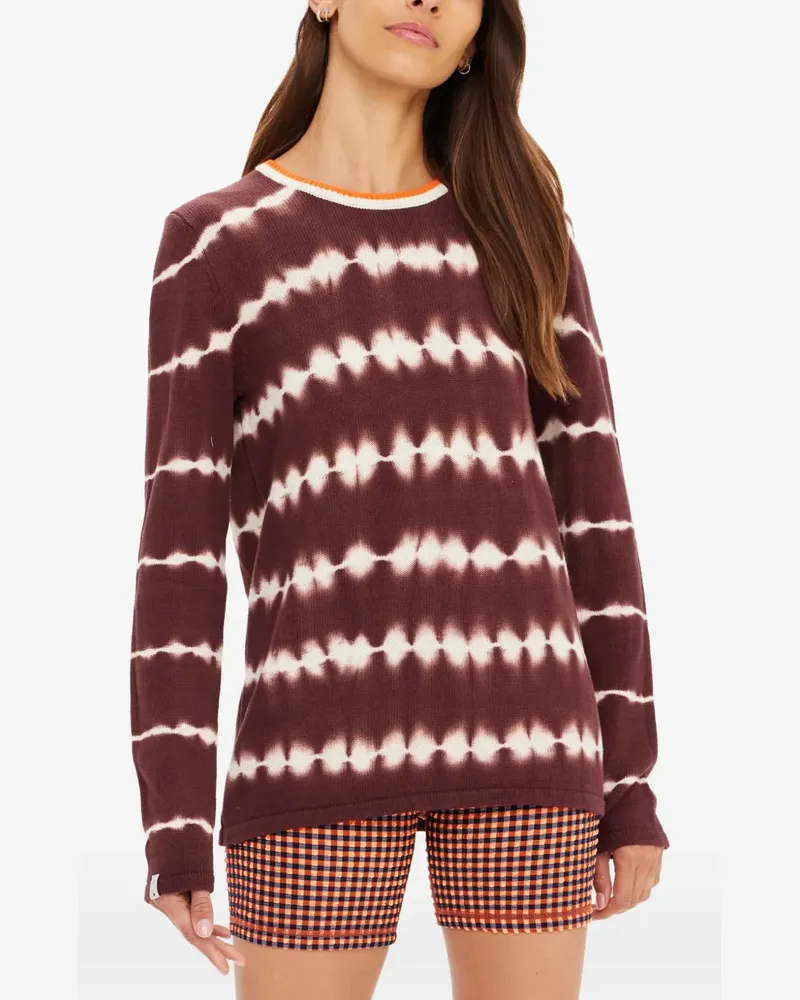The Upside Amana tie-dye long-sleeve sweater - Braun Braun