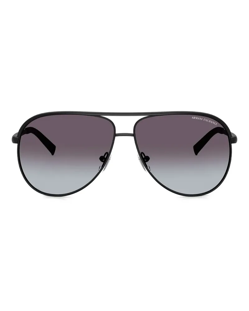 Armani Exchange Pilotenbrille - Schwarz Schwarz