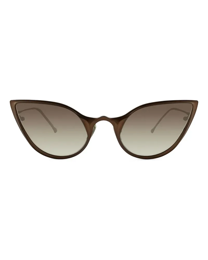 RIGARDS Klassische Cat-Eye-Sonnenbrille - Braun Braun
