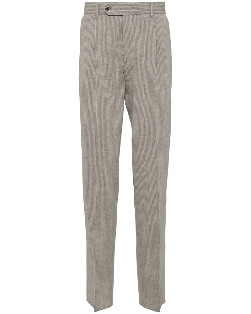 ManOnTheBoon Klassische Tapered-Hose - Grau Grau