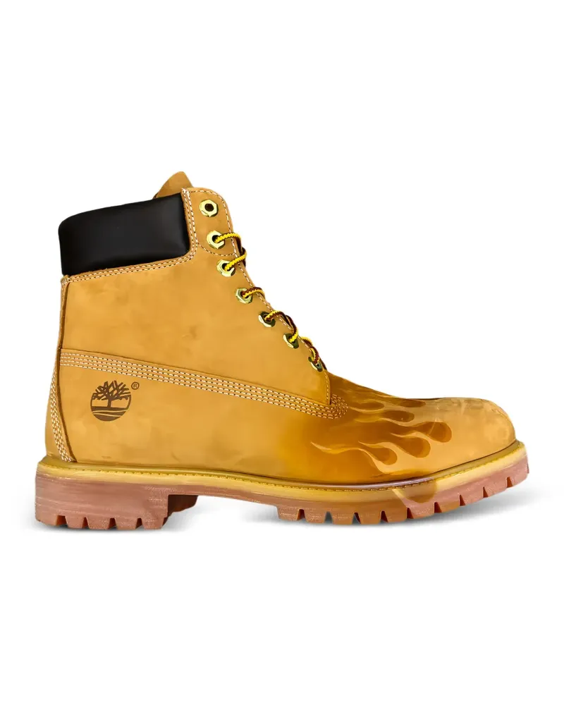 Timberland Loso Wav flame-print hiking boots - Gelb Gelb