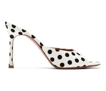 Alexa Sandalen mit Polka Dots - Weiß