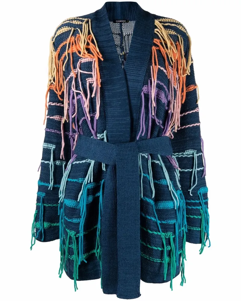 Canessa Cardigan mit Gürtel - Blau Blau