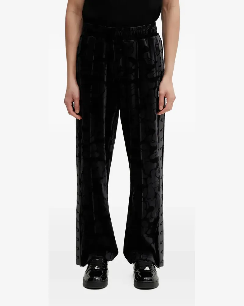 BAPE Hose mit Camouflagemuster - Schwarz Schwarz