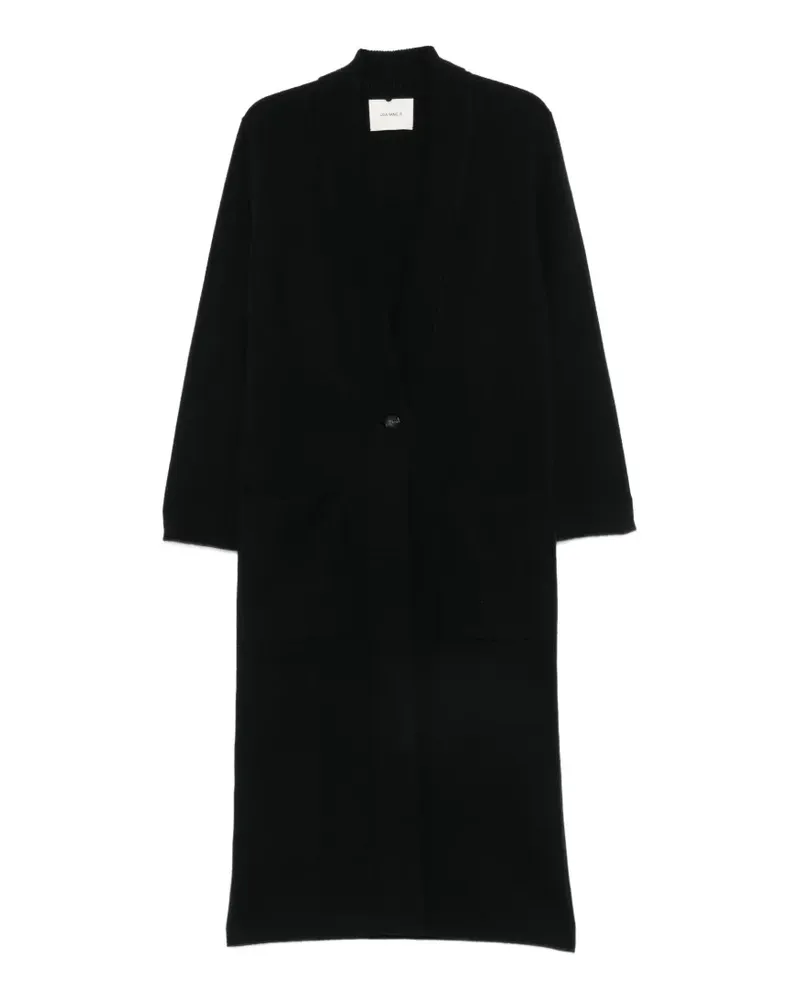 Lisa Yang Emei Cardigan mit Knopfverschluss - Schwarz Schwarz