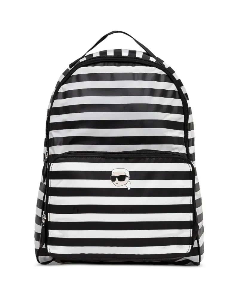 Karl Lagerfeld Ikon Rucksack - Schwarz Schwarz