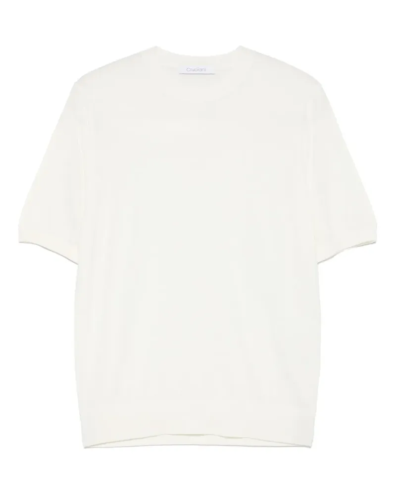 Cruciani T-Shirt aus Wolle - Nude Nude