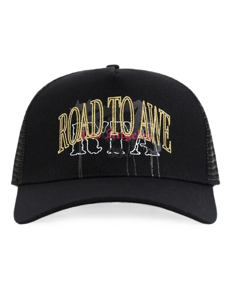 RTA Gideon logo-embroidered cap - Schwarz Schwarz
