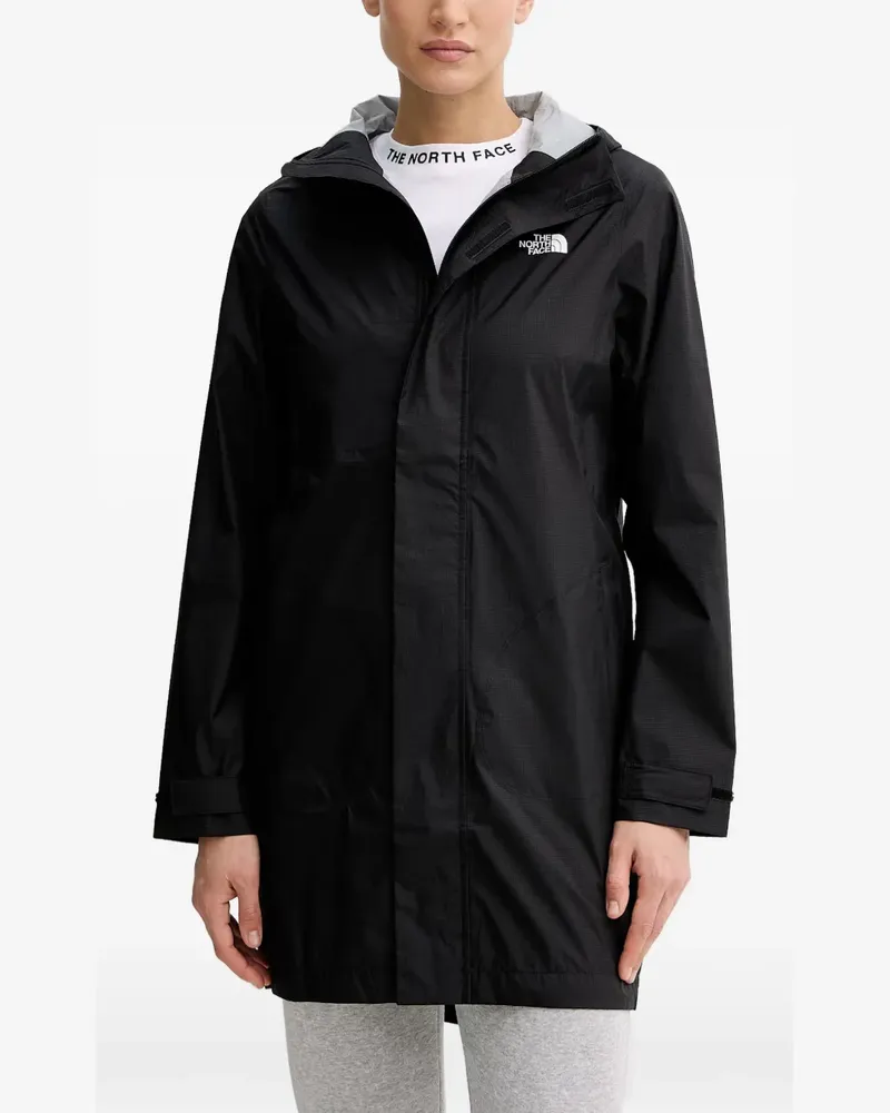 The North Face hooded ripstop packable parka coat - Schwarz Schwarz