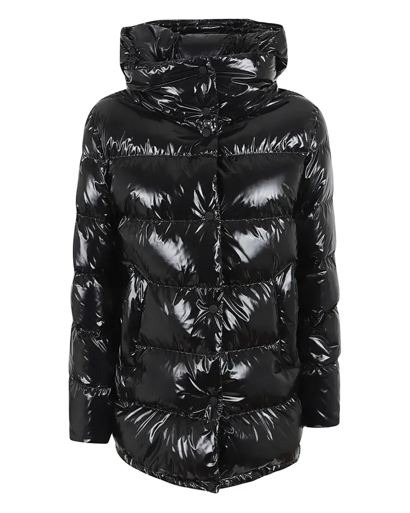 Herno hooded puffer jacket - Schwarz Schwarz