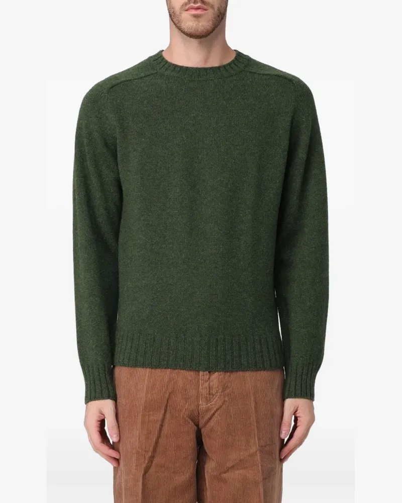 Sebago raglan-sleeve ribbed-trim sweater - Grün Grün