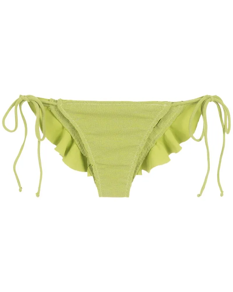 Clube Bossa Bikinihöschen mit Rüschenbesatz - Grün Grün