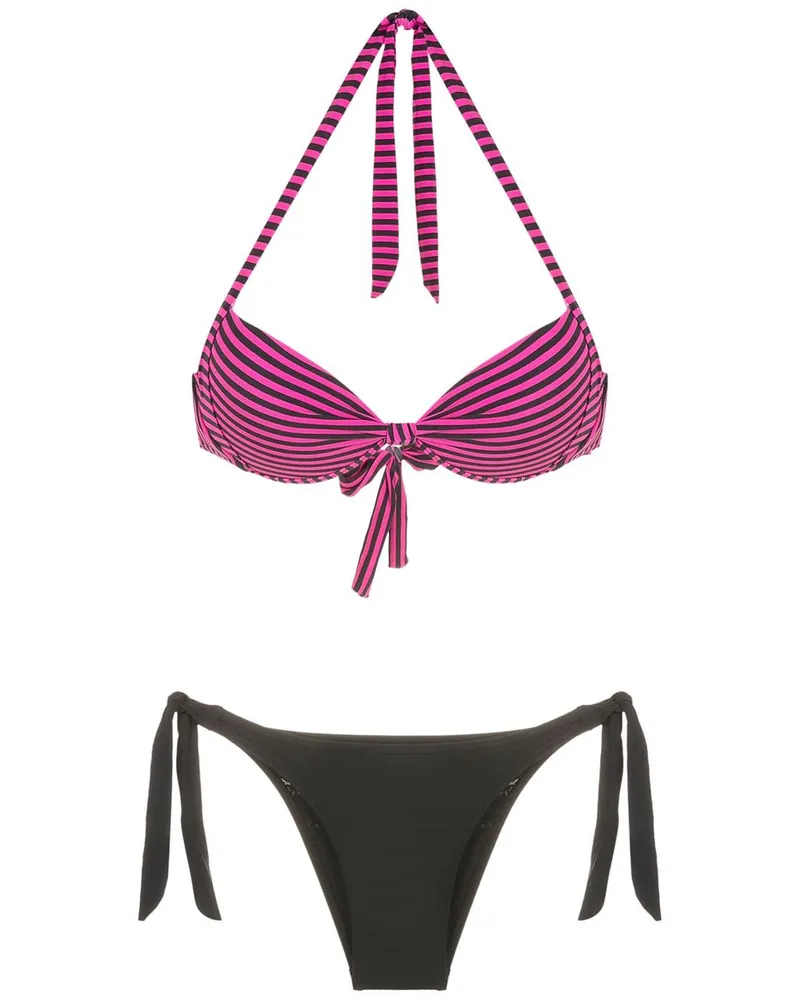 Amir Slama Neckholder-Bikini - Rosa Rosa
