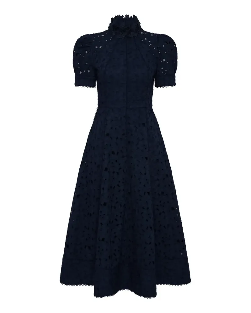 Rebecca Vallance Kitsu Midikleid - Blau Blau