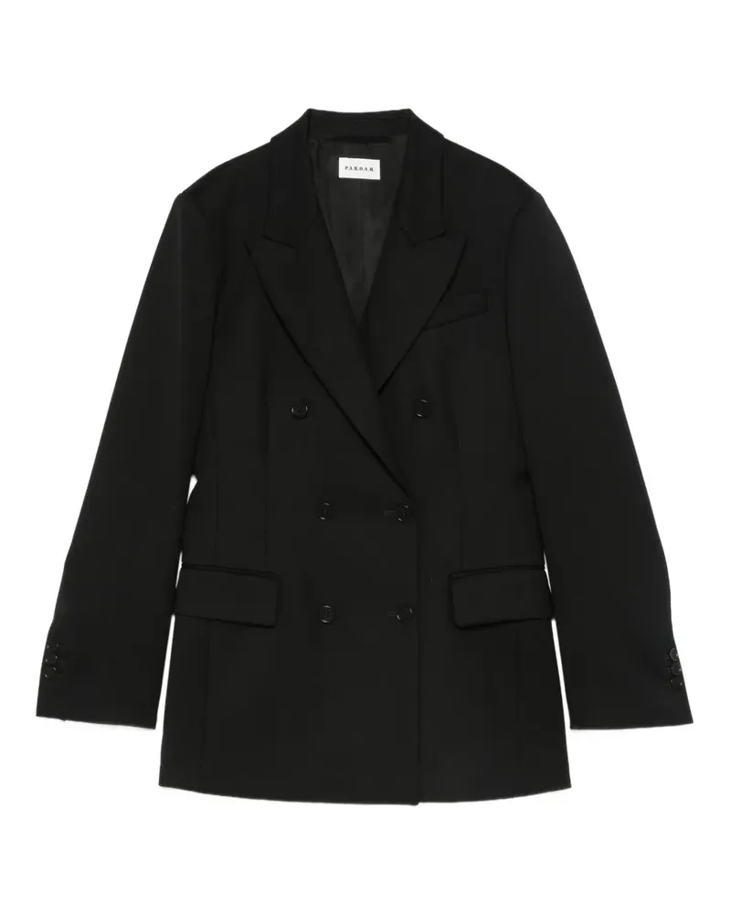 P.A.R.O.S.H. P.A.R.O H. Doppelreihiger Blazer - Schwarz Schwarz