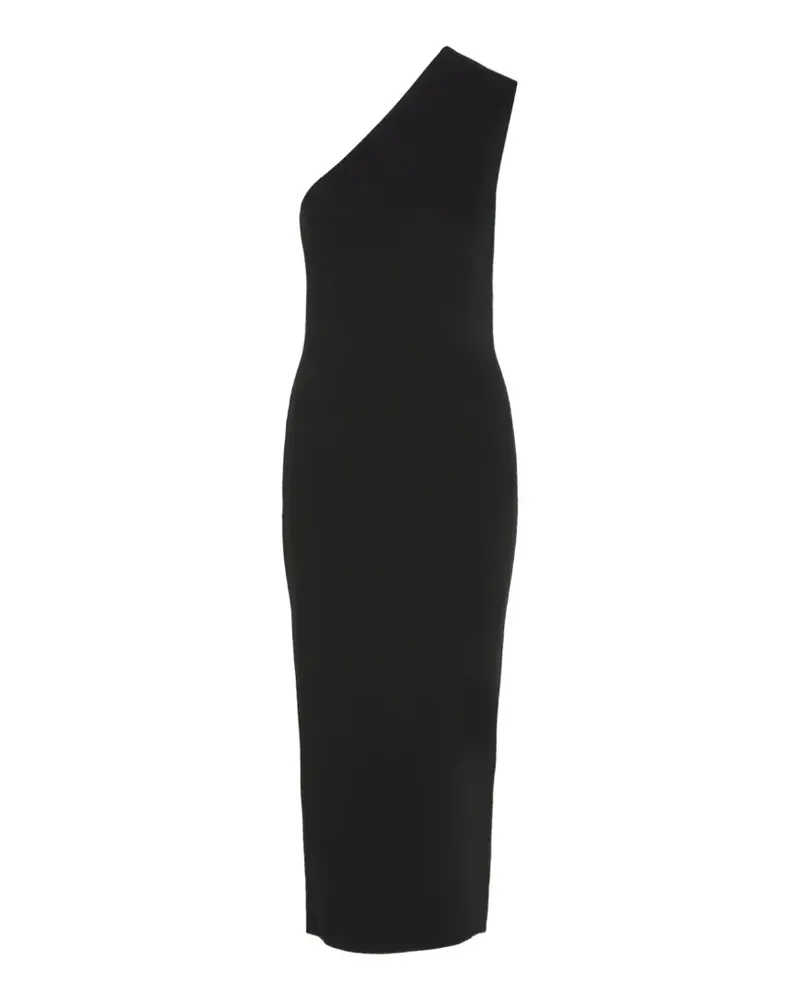 GAUGE81 Arriba einschultriges Midikleid - Schwarz Schwarz