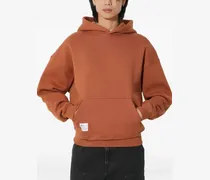 Hoodie mit Kängurutasche - Braun