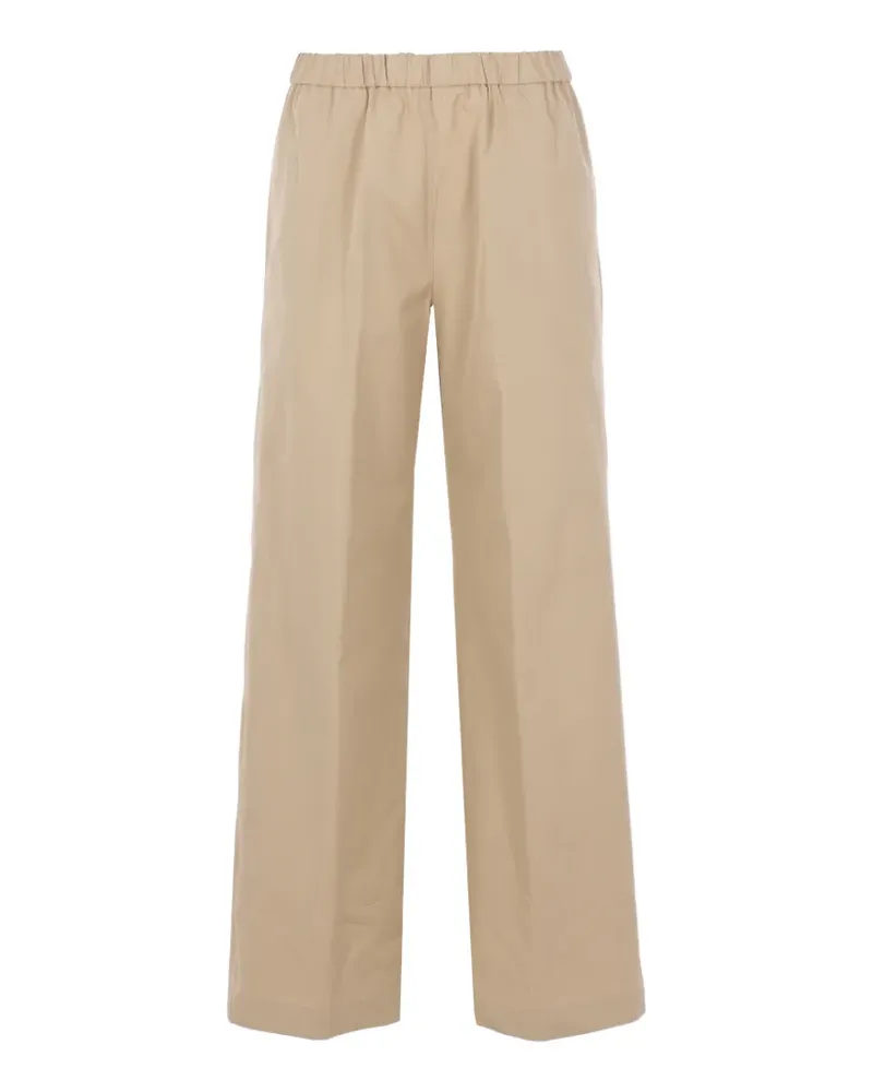 ASPESI high-waisted palazzo trousers - Nude Nude