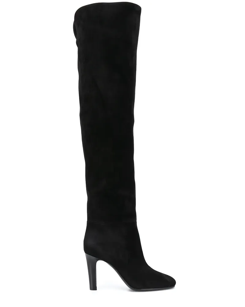Saint Laurent Jane' Stiefel, 90mm - Schwarz Schwarz