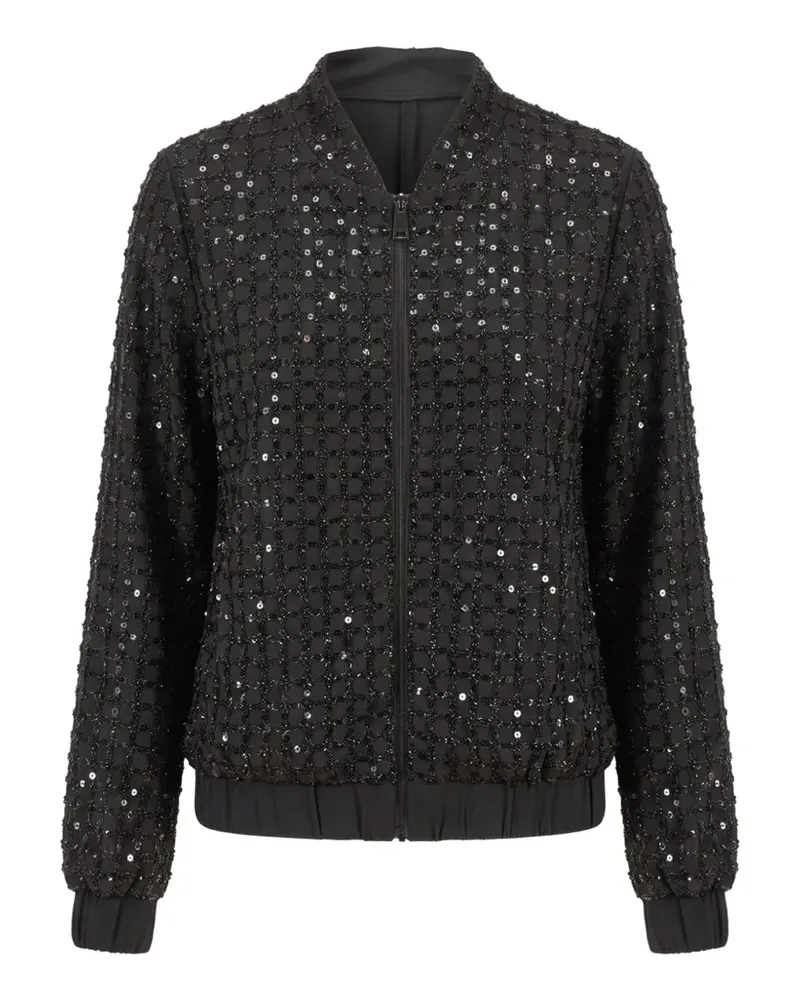 NISSA sequin-embellished jacket - Schwarz Schwarz