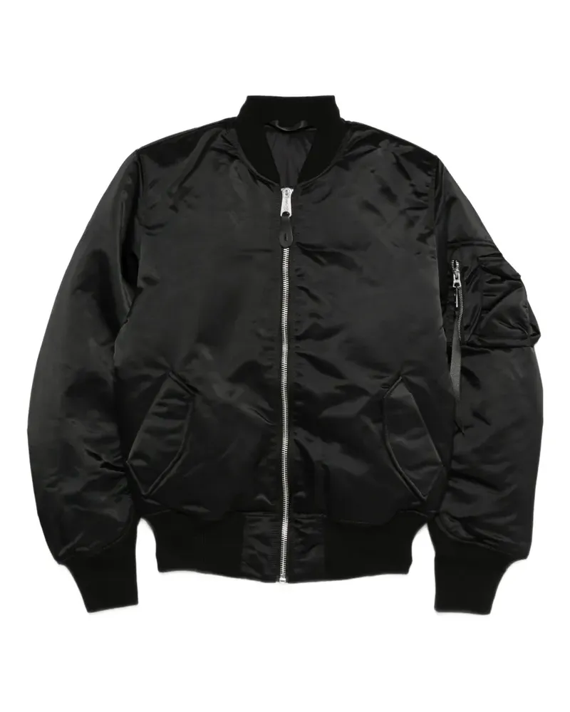 Alpha Industries MA-1 Base long-sleeve jacket - Schwarz Schwarz