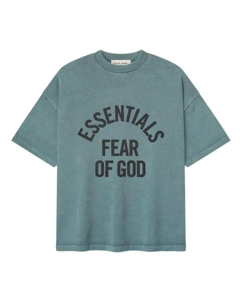 Fear of God Essentials T-Shirt mit Logo-Print - Blau Blau
