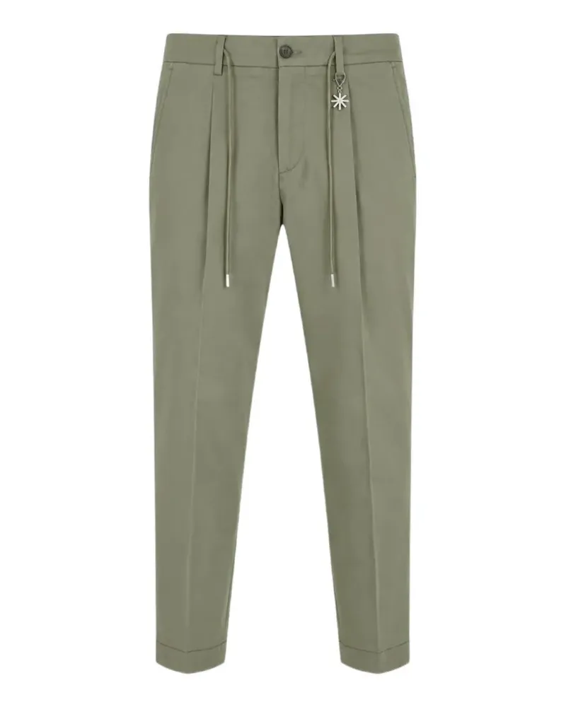 Manuel Ritz pleated drawstring trousers - Grün Grün