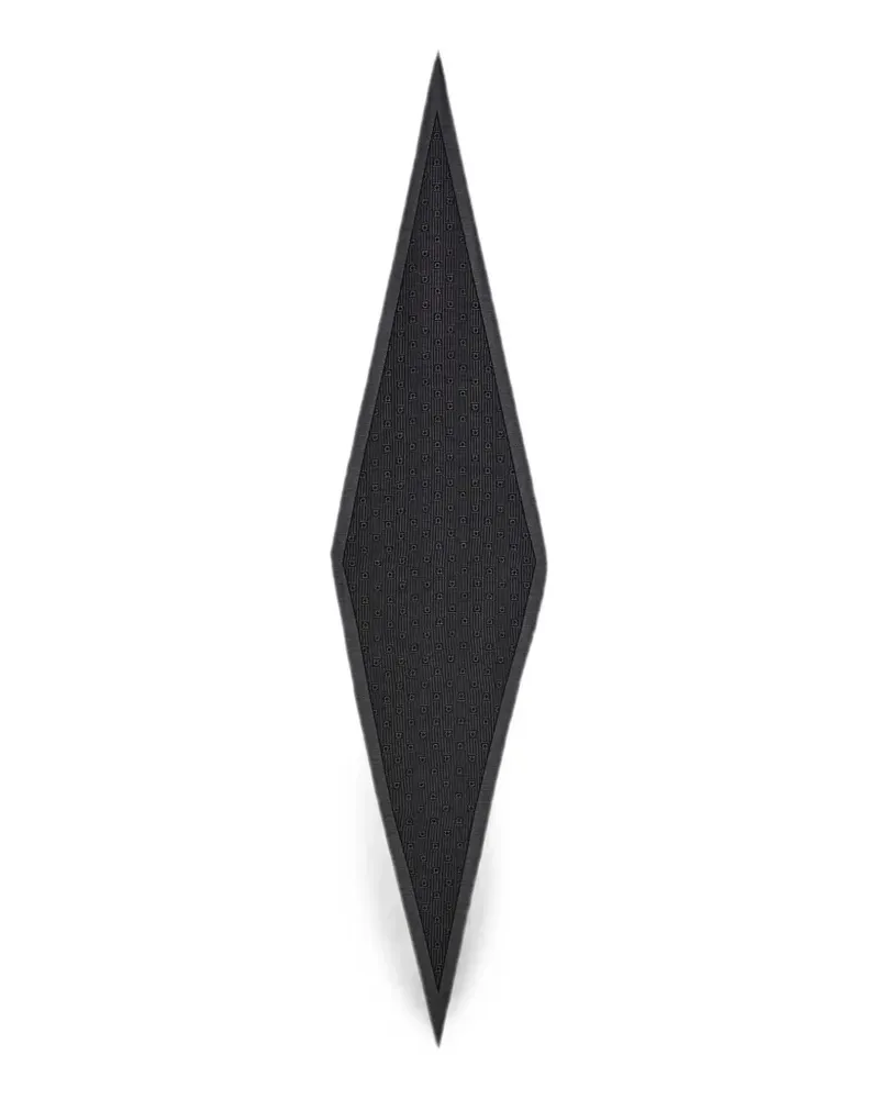 Ferragamo Schal in Rautenform - Schwarz Schwarz