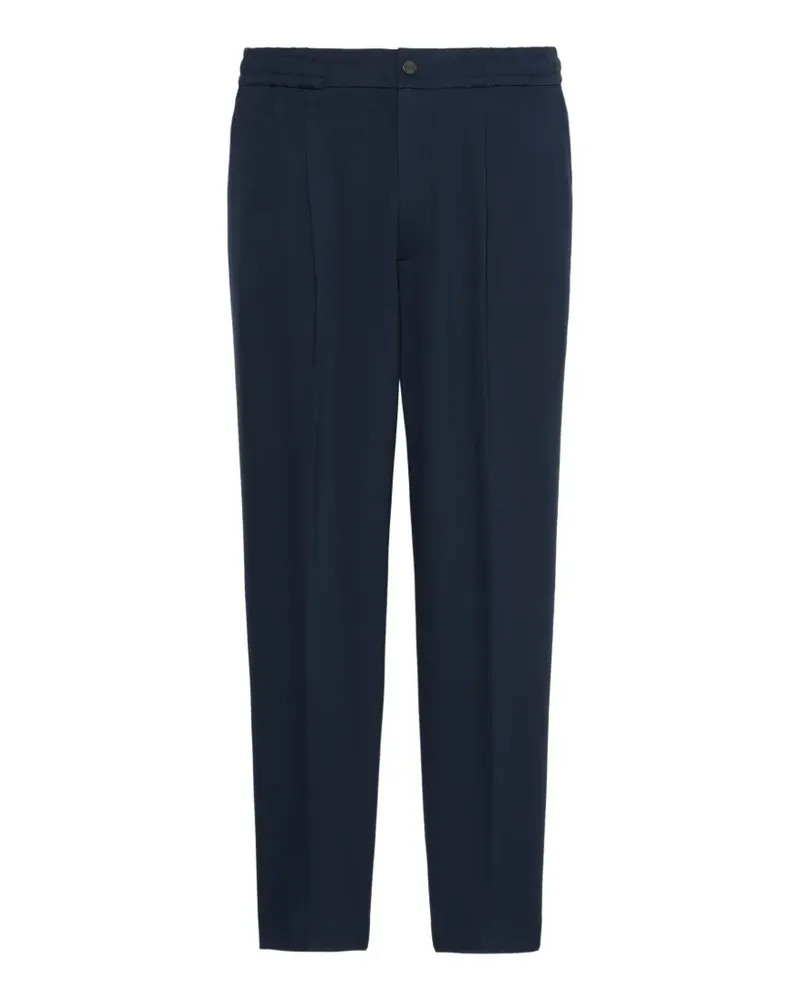 Calvin Klein pleated elasticated-waist trousers - Blau Blau