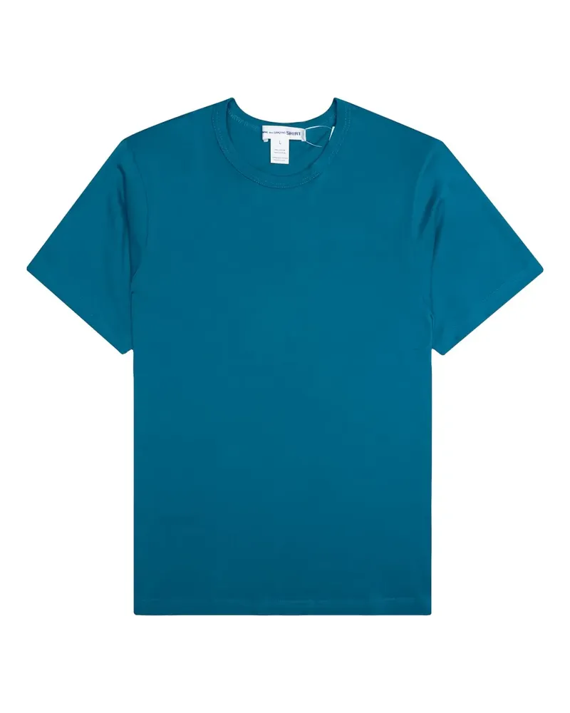 Comme des Garçons T-Shirt mit Logo-Print - Blau Blau