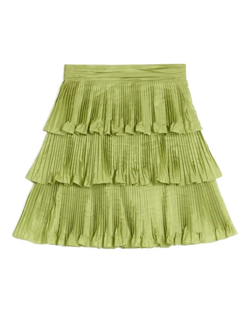 Valentino Garavani Rock aus Taft - Grün Grün