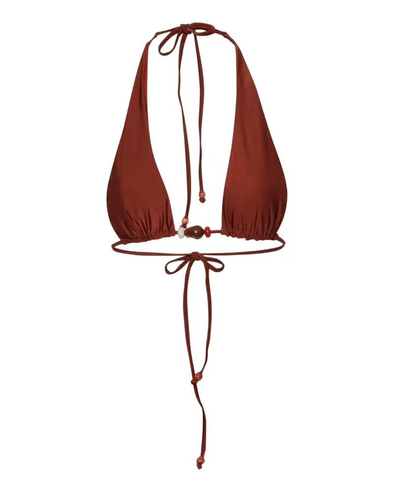 Baobab Collection Jelena Triangel-Bikinioberteil aus Kunstharz - Orange Orange