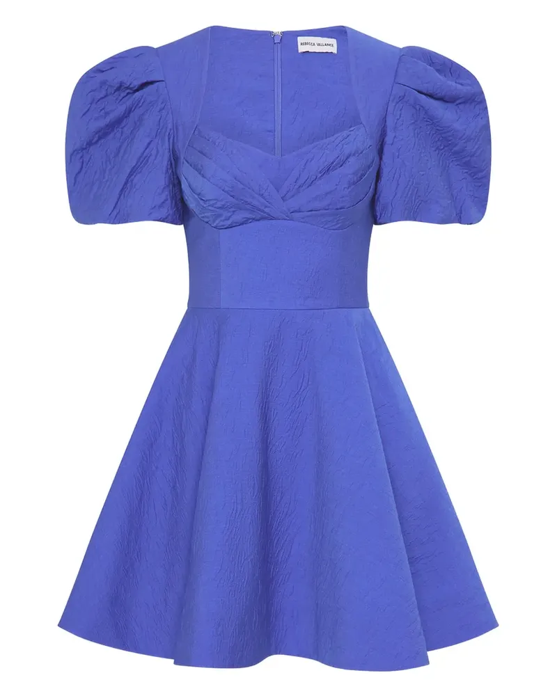 Rebecca Vallance Kleid mit Puffärmeln - Blau Blau