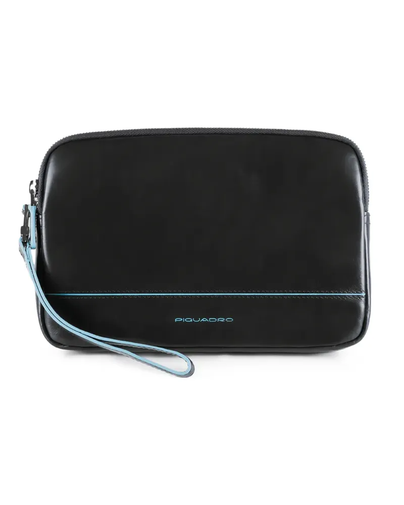 Piquadro Clutch mit Handgelenkschlaufe - Schwarz Schwarz